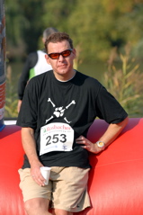 Jo at the finish